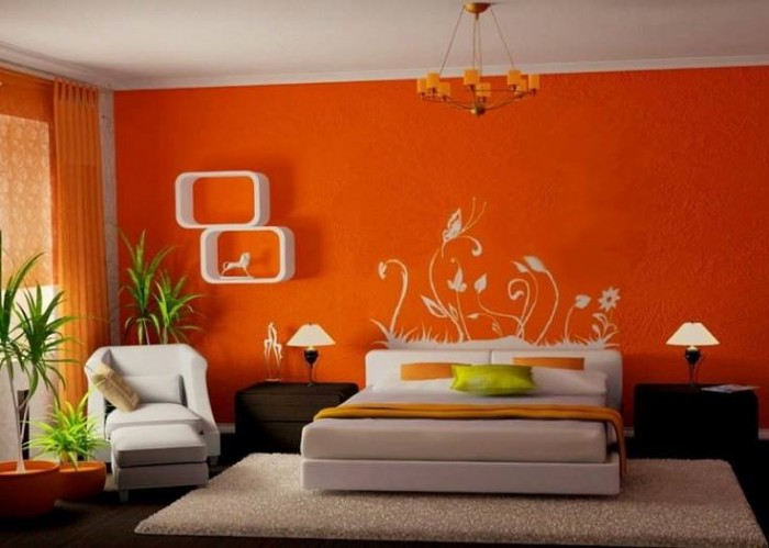 Stunning Orange Themed Bedroom Tags Orange Bedroom