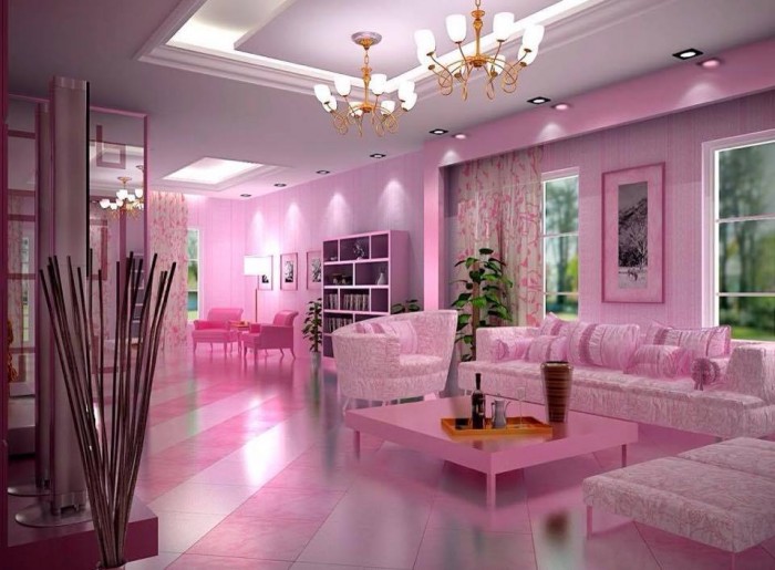 Incredible Pink Themed Apartment