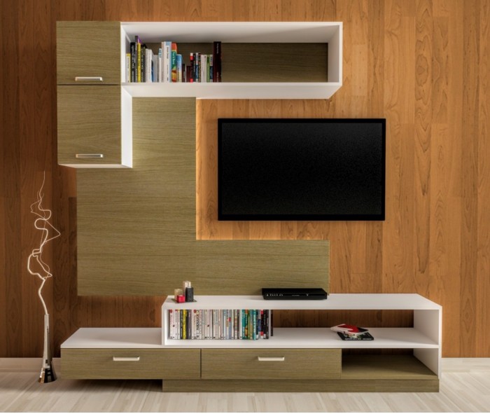 7 Cool Contemporary TV Wall Unit Designs For Your Living Room